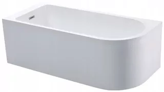Voľne stojaca akrylátová vaňa Essente B-LINE bočný odtok 150 x 75 cm